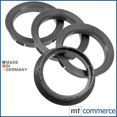 4x Zentrierringe 64,0 x 54,1 mm silber Felgen Ringe Made in Germany - Bild 1 von 3