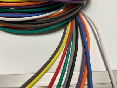 50 FEET AUTOMOTIVE PRIMARY WIRE 14 AWG HIGH TEMP GXL WIRE 10 COLORS 5 FT EA