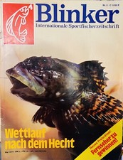 🎣 BLINKER 🎣 Internationale Sportfischerzeitschrift🌟MAI 1974🌟VINTAGE WERBUNG
