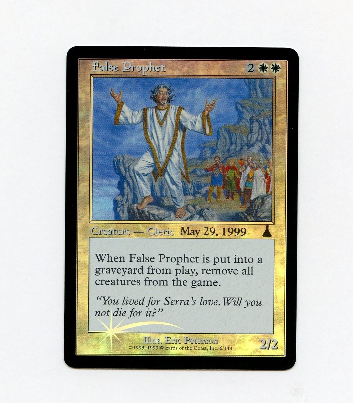 False Prophet Urza's Destiny Promotional FOIL LP Magic the Gathering