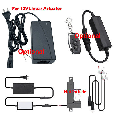 Linear Actuator Motor Controller Wireless Fernbedienung 220V- 12V Netzteil