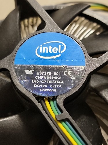 Intel E97378-001 Core i3 i5 i7 Socket LGA 1150 1155 CPU Fan HEATSINK - Picture 5 of 9