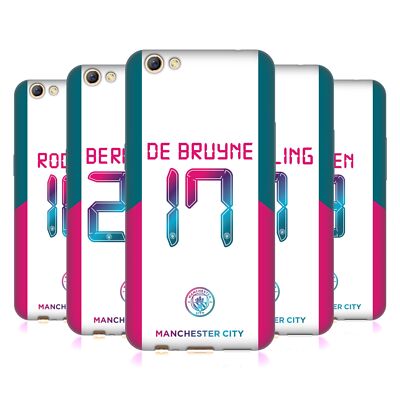 MAN CITY FC 2021/22 SPIELER AWAY KIT GRUPPE 1 GEL HANDYHÜLLE FÜR OPPO HANDYS