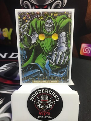  2024 UD SkyBox Marvel Masterpieces '92 Platinum - LEINWAND - DOCTOR DOOM #26 
