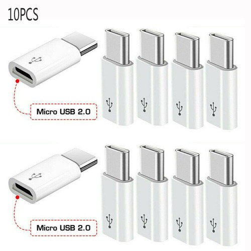 Tablet Male Charging Cable Type-C Connector Converter Android Micro USB Adapter - Picture 9 of 10