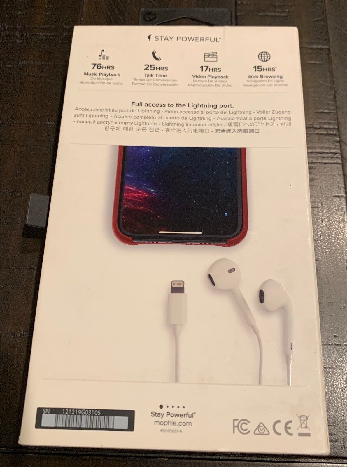 mophie Juice Pack Access Battery Case for Apple iPhone XS - Deep Red for  sale online