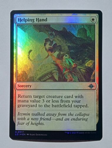 Magic MTG - Helping Hand (Foil) - Lost Caverns of Ixalan - NM - Picture 1 of 1