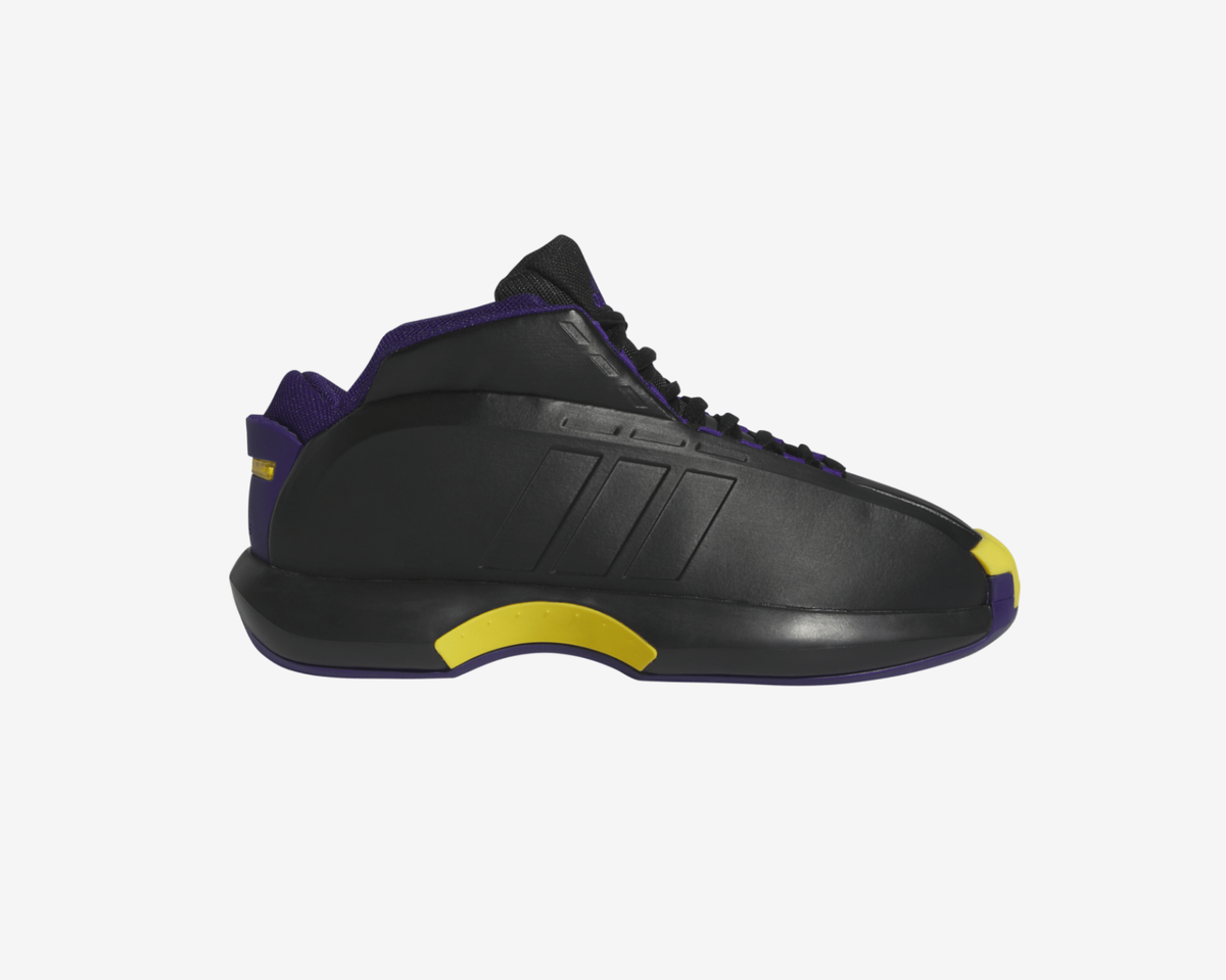 Adidas Crazy 1 Lakers Away 2023 Core Black Gold Yellow Adidas Crazy 1 Lakers Away 2023 Core Black Gold Yellow