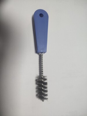 HIGHTBRUSH SO38 3/8''  FITTING BRUSH STAINLESS STEEL PLASTIC HANDLE 3 PIECES