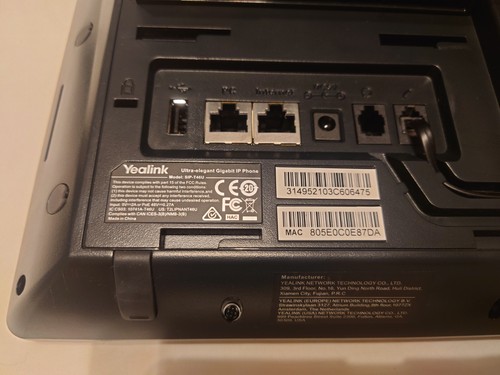 Yealink SIP-T46U Gigabit IP Phone - Exc Condition - Barely Used - *LAST ONE* - Afbeelding 8 van 16