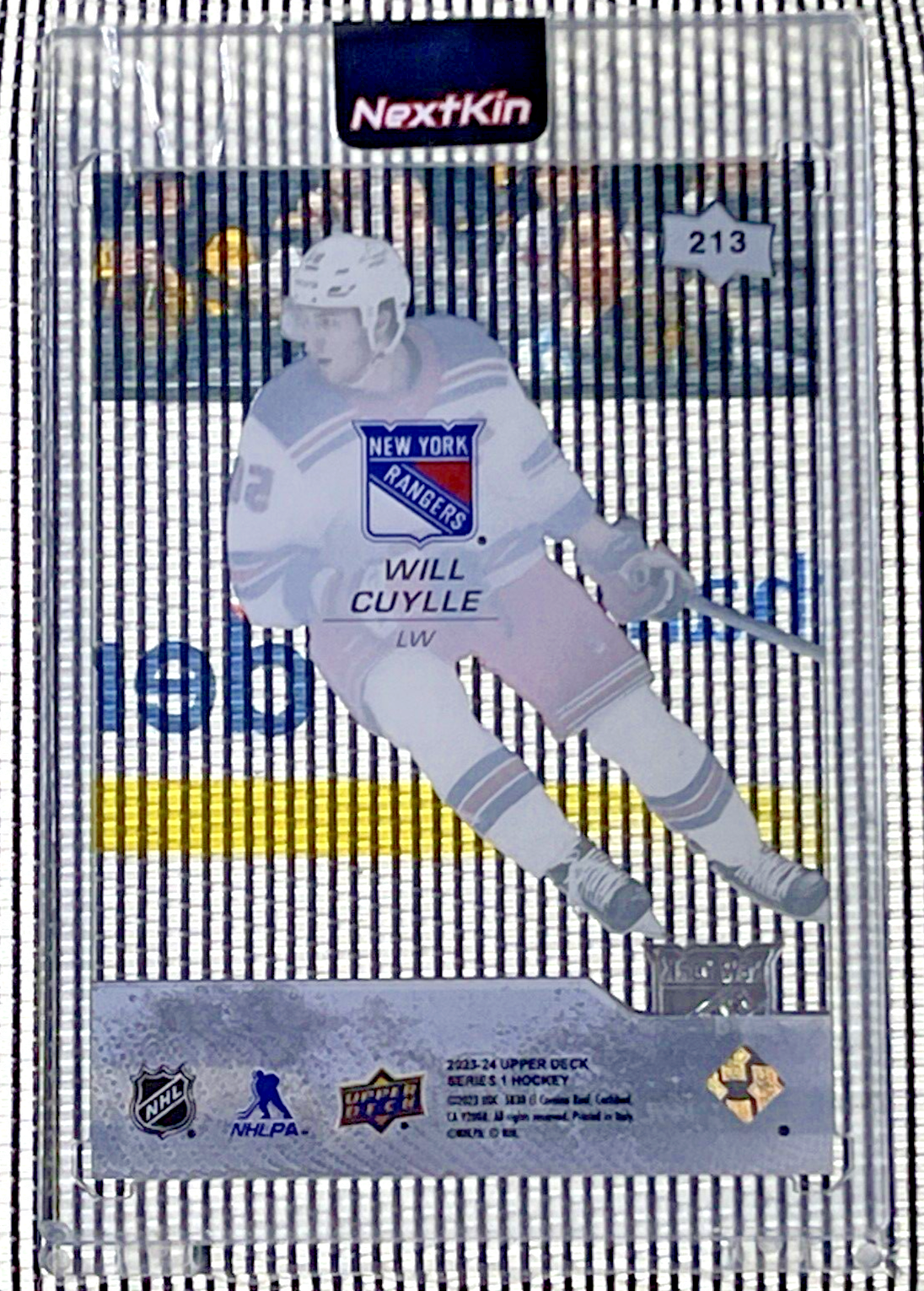 2023-24 Upper Deck Will Cuylle Young Guns Clear Cut SP Rookie RC #213 RAW SSP