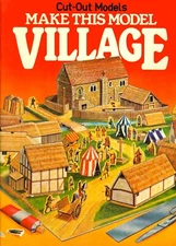 MAKE THIS MODEL VILLAGE CUT-OUT MODELS Paper Building Book MINT & UNUSED!