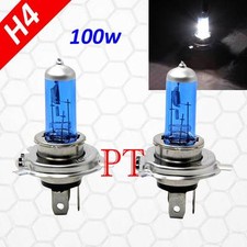 H4-9003hb2 100w Halogen Headlight Light Bulbs 5000k Super White Highlow Beam