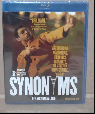 NEW - Synonyms Blu-ray 2019 [Kino Lorber] Tom Mercier French