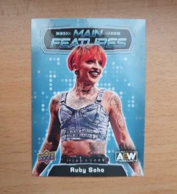 AEW 2022 Upper Deck MF-15 Main Features RUBY SOHO All Elite Wrestling Card Riott