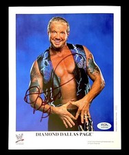 WWE DDP P-767 SIGNED 8X10 ORIGINAL PROMO PHOTO WITH PSA COA FROM 2002 VERY RARE