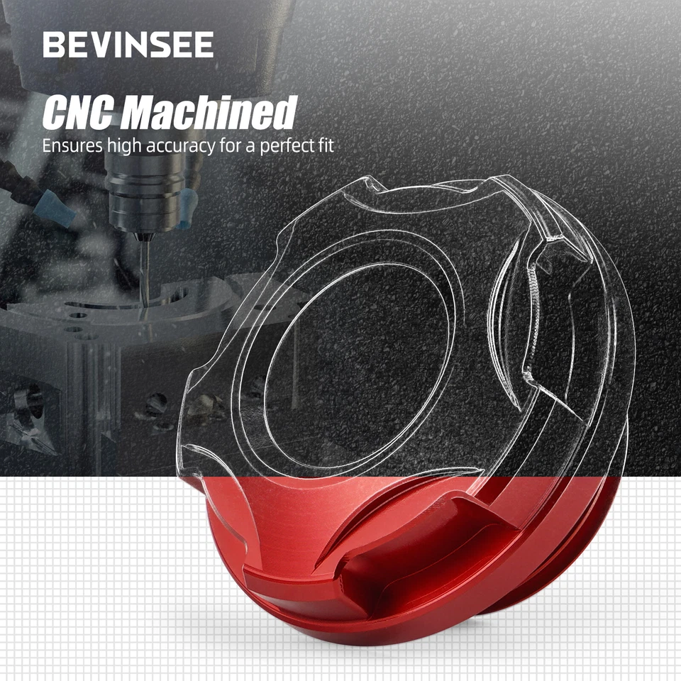 Oil Filler Cap Red 12180-31020 Replacement For Toyota 4Runner FJ Cruiser Tundra - Image 4 of 4