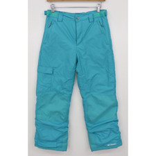 KIDS YOUTH COLUMBIA BUGABOO Blue SNOW SKI PANTS SIZE L 14 16 GROW SYSTEM