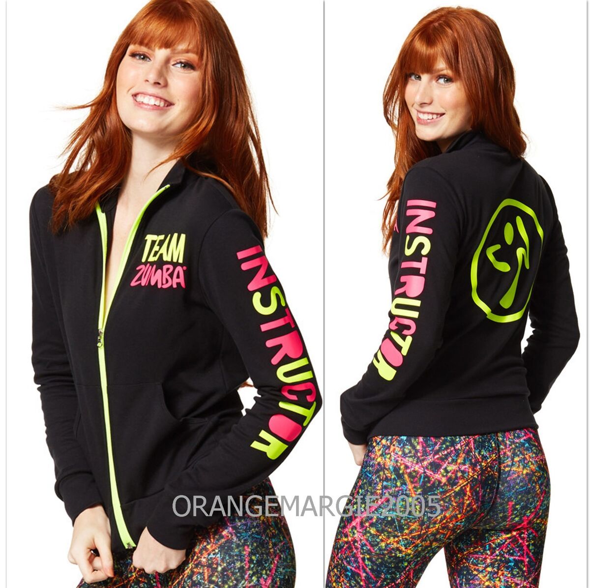 Zumba Team Zumba Instructor Zip Up Jacket Jumper Cardigan Zumba Team Zumba Instructor Zip Up Jacket Jumper Cardigan