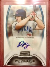 2011 Daniel Dan Vogelbach Auto Bowmans Best Rc Sharp Card Crisp Auto