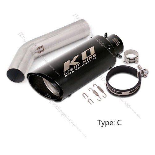 For Suzuki GSXR750 GSXR600 2006 2007 Stainless Steel Exhaust Pipe 51mm Mufflers - Picture 8 of 9
