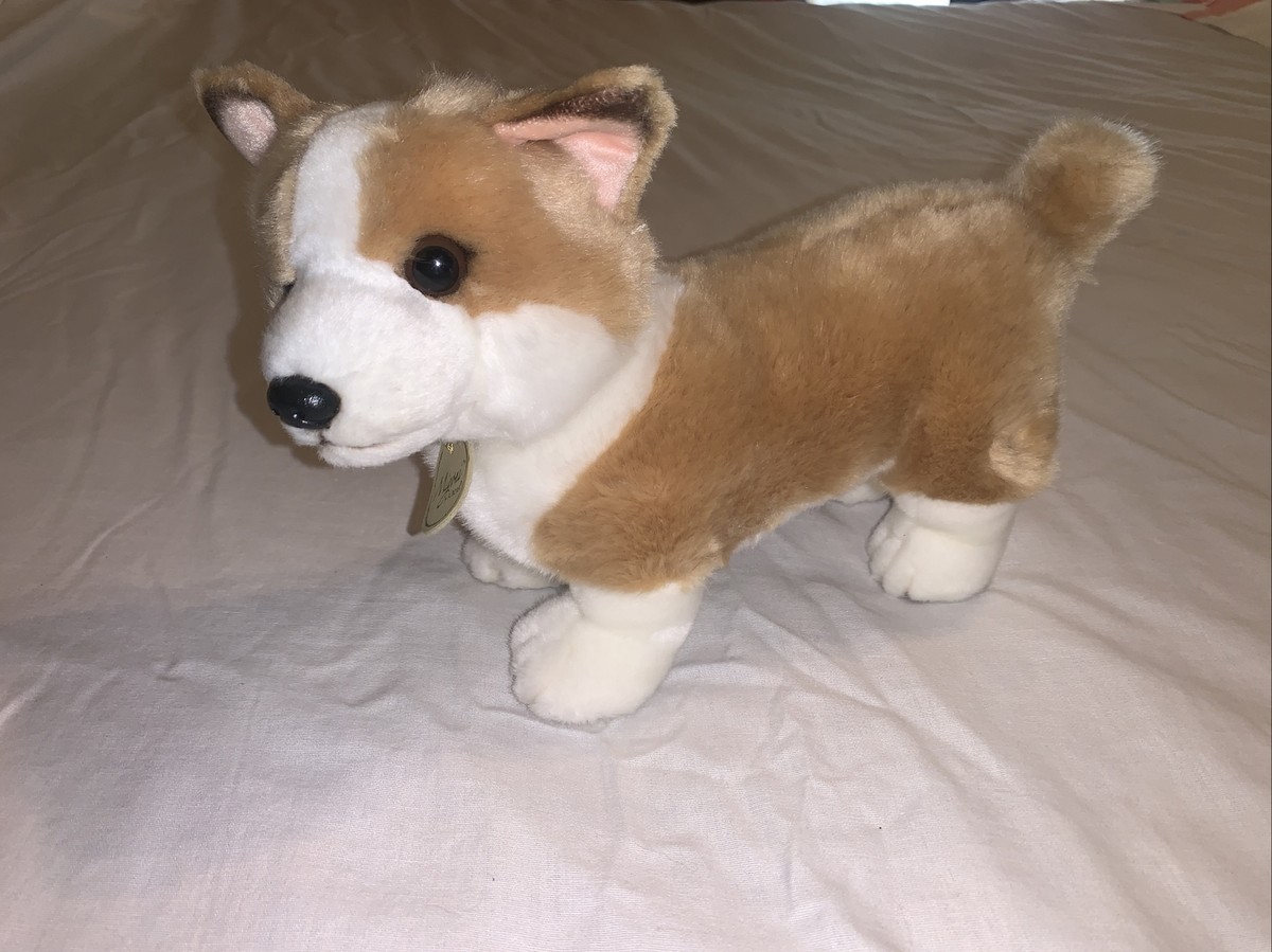 Miyoni by Aurora Pembroke Welsh Corgi Plush Puppy Dog 11