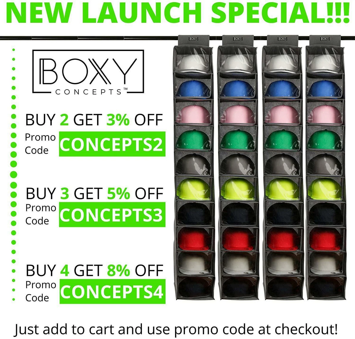 Boxy concepts hat rack new arrivals