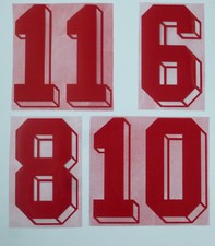 Flock Nummer number número home Trikot jersey shirt Polen Poland Polska 1986