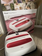 Cricut EasyPress easy press 2 heat press large size 12x10 White/Raspberry