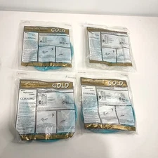 (4) Corning Fiber Optic Cable Assembly Gold 20F SCAPC Simplex New