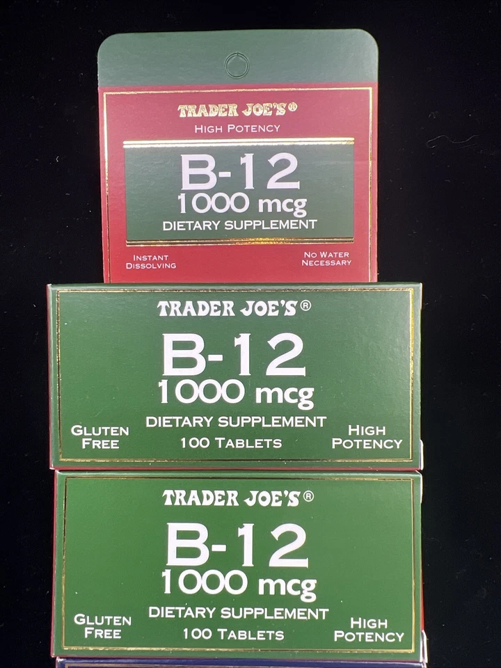 2x Suplemento dietético Trader Joe's High Power Under The Lengue B-12 1000 mcg Foto 4 de 4
