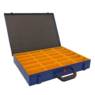 Allit EuroPlus Pro M 44H-24 Profi-Metallkoffer für Kleinteile (24 Einsätze)