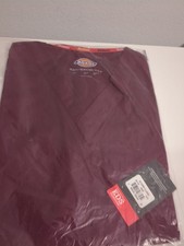 Dickies EDS Signature V-Neck Medical Scrub Top Burgundy Wine Unisex XXS / 86706