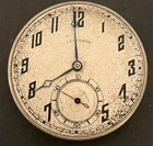 Antique 1922 Illinois Grade 406 Pocket Watch Movement Parts/Repair 12s 19j USA