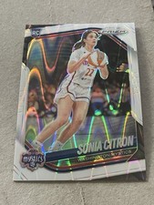 2025 WNBA Prizm Sonia Citron Rookie White SEISMIC PRIZM #122 Mystics RC