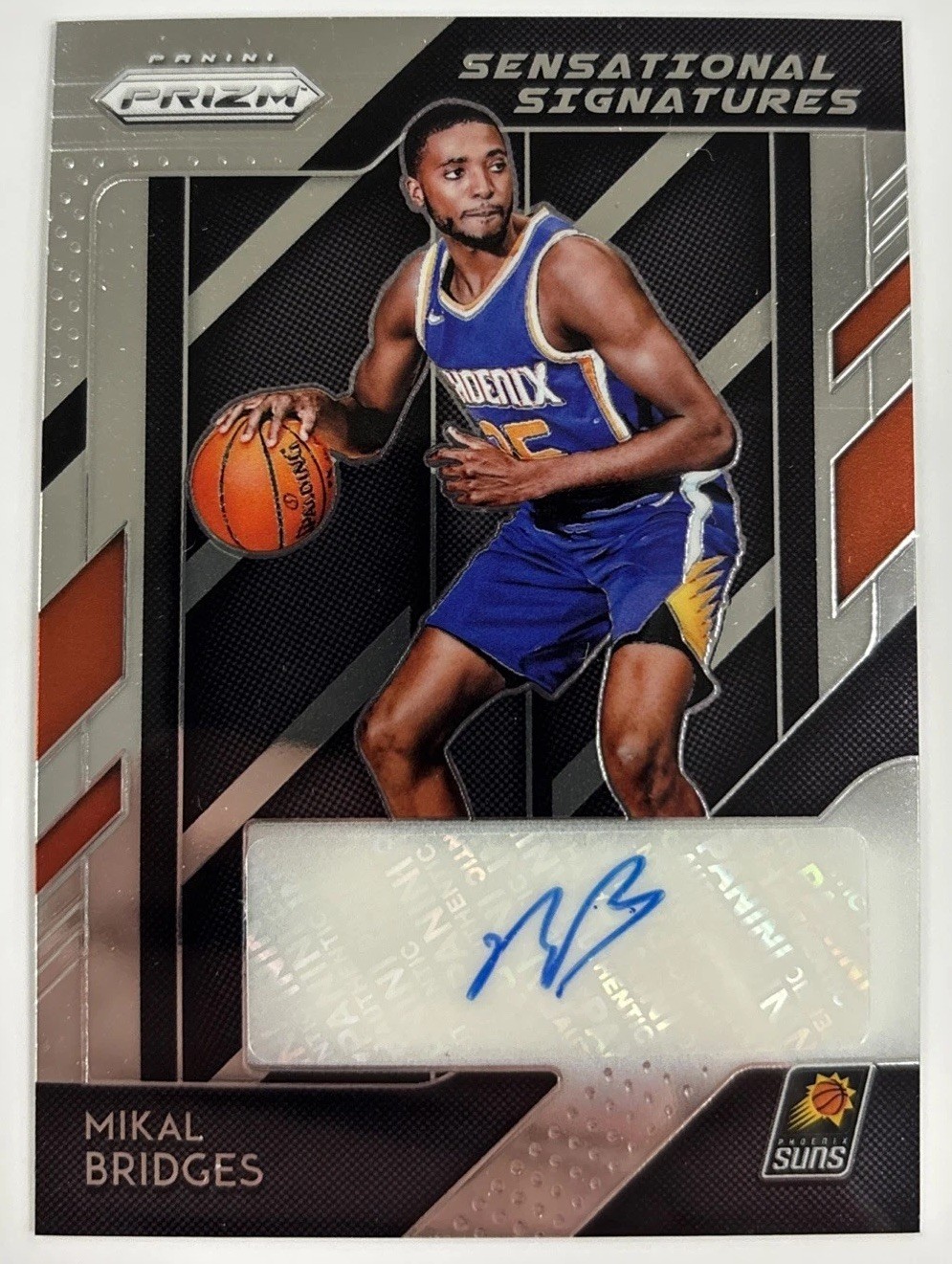 2018-19 Panini Prizm Sensational Signatures Mikal Bridges  Auto #SS-MKB NM