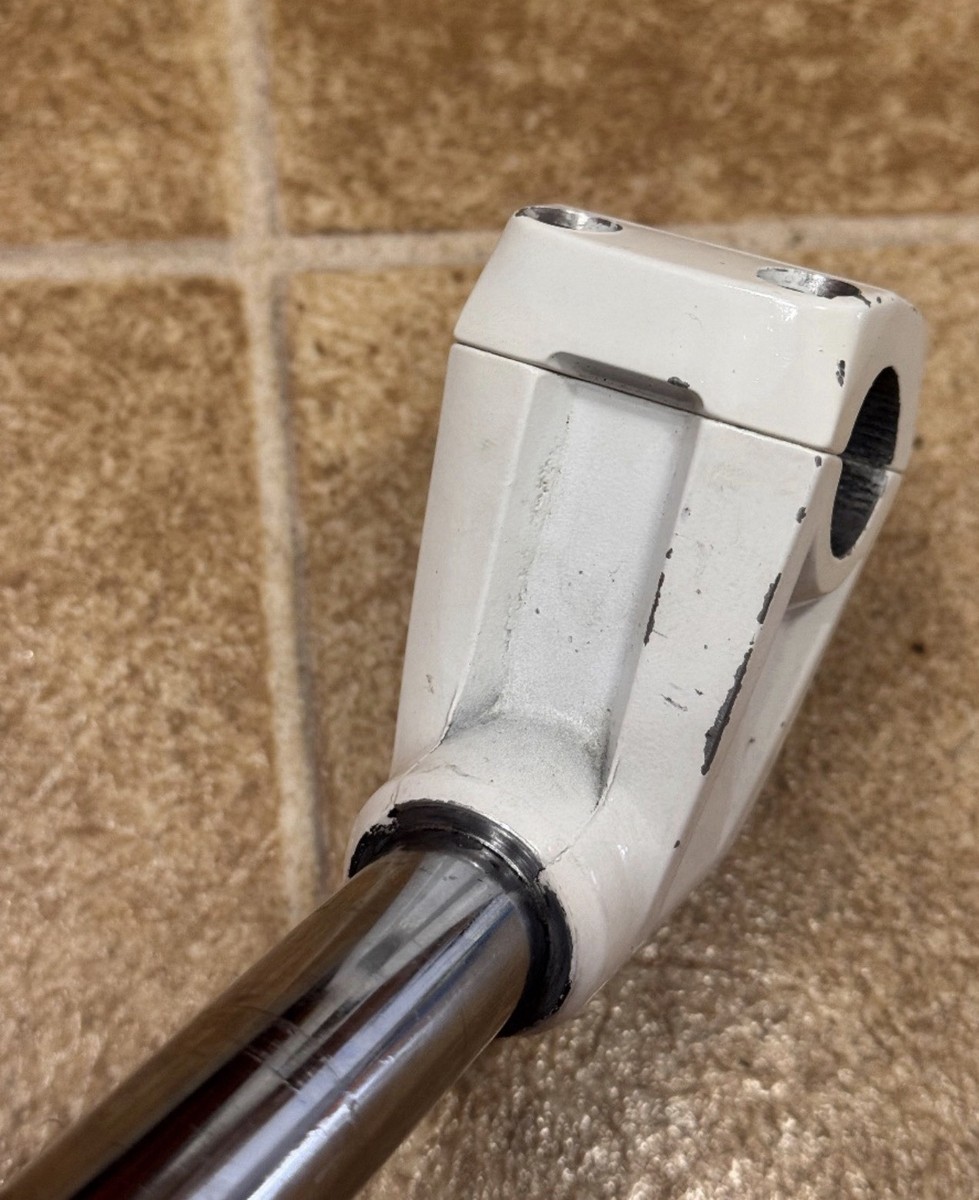 OLDSCHOOL REDLINE SUNTOUR FORKLIFTER STEM OG WHITE BMX FREESTYLE