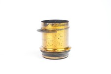 Vintage Darlot F 220mm Landscape Achromatic Brass Lens. 13x18 cm.
