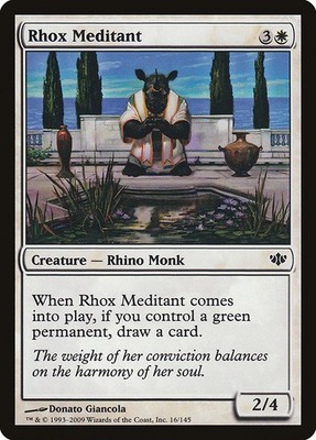 MTG Rhox Meditant CON English NM