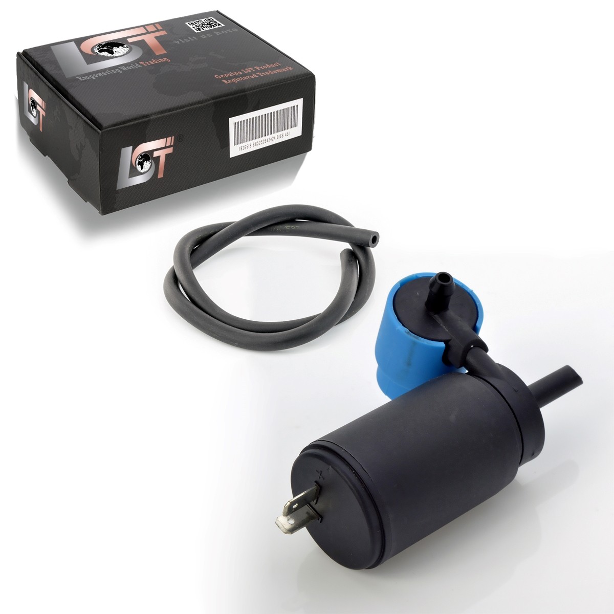 Washer Pump Dual Pump Windshield Washer System with Hose for Alfa Romeo Fiat