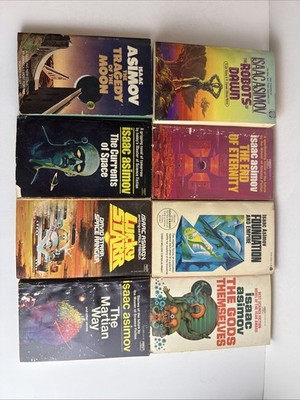 Isaac ASIMOV 8 Books Science & Science Fiction Robots of Dawn Foundation Space