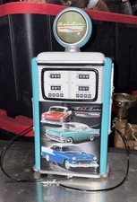 Chevrolet Bel Air metal Gas Pump produced by the Bradford group
