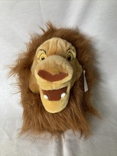 VTG Disney's The Lion King Simba Head Stuffed Plush Back Pack