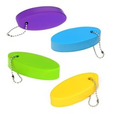Floating Keychain for Boat Keys, 4 Pack Waterproof Purple/Blue/Green/Yellow