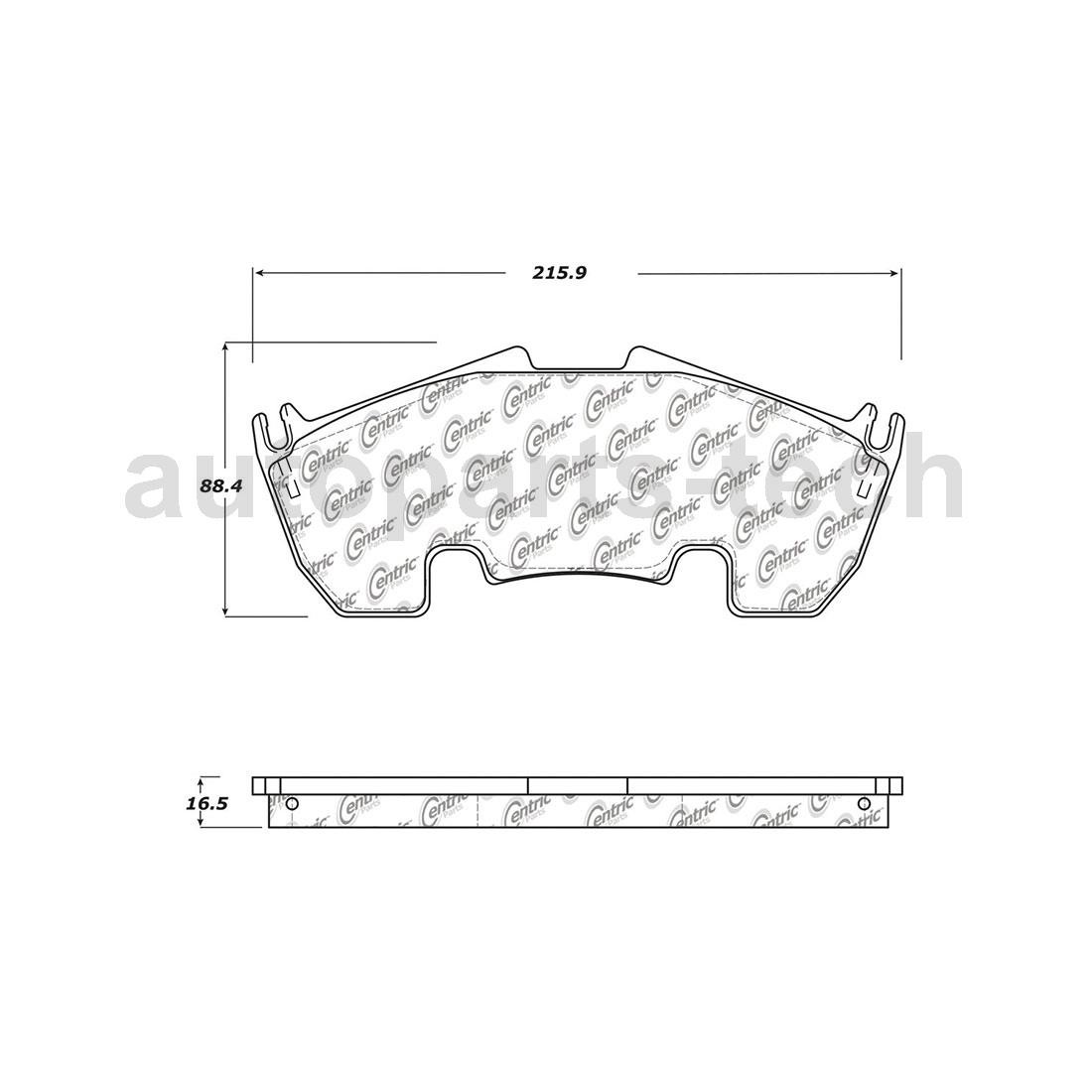 Mercedes-Benz SLR McLaren 2009 Brake pad