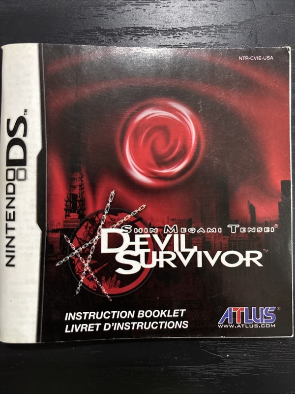 Shin Megami Tensei Double Survivor Instruction Booklet Manual Only