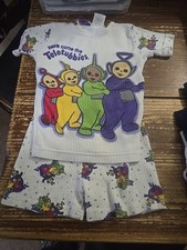 RARE Vintage Teletubbies Size 6 Pajama Set Shirt  Shorts 1999