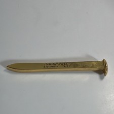 Rare Vintage Las Vegas Hilton Starlight Express Sept 1993 Railroad Spike Stake