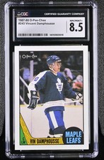 1987-88 O-Pee-Chee - Vincent Damphousse #243 (RC) CGC 8.5