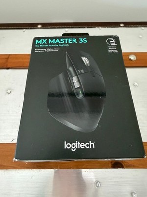 Logitech - Black MX Master 3S Wireless Laser Mouse Ultrafast New Open Box